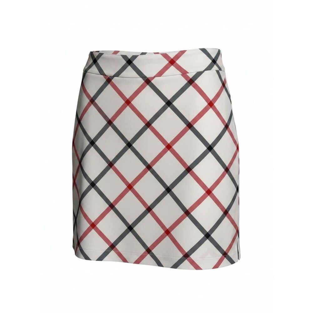 Lady Hagen Skort Womens Size 16 Red Black White Plaid Golf Tennis Athletic Skort